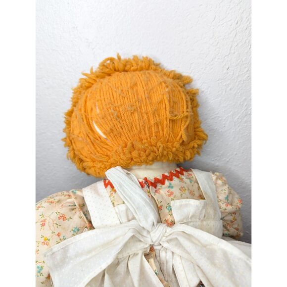 Pair of Vintage Handmade Raggedy Ann & Andy Dolls 27" Long - Picture 9 of 10